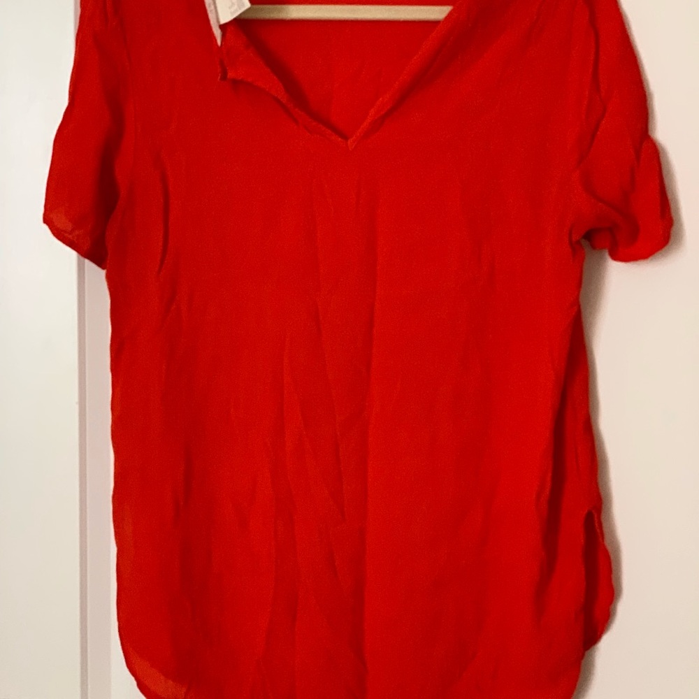 red blouse